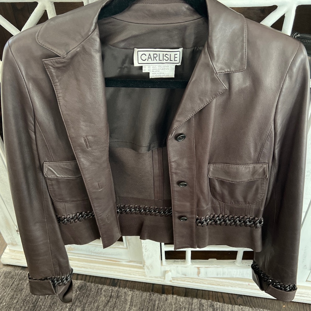 Leather jacket